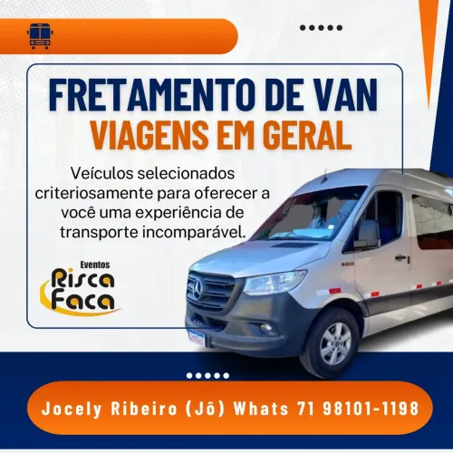 Alugo Van para viagens de turismo em geral 