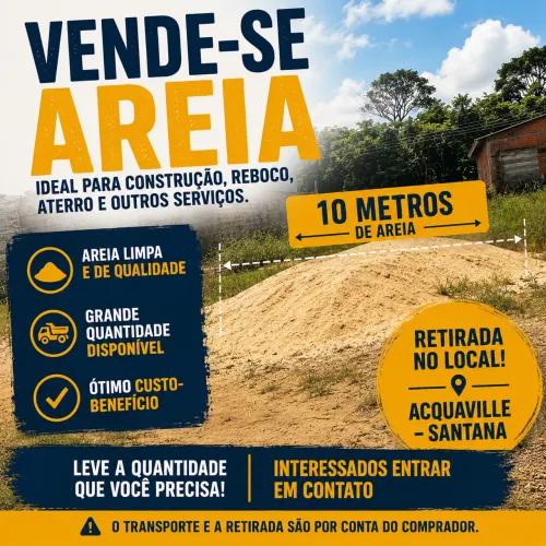 AREIA PARA RETIRAR 10m