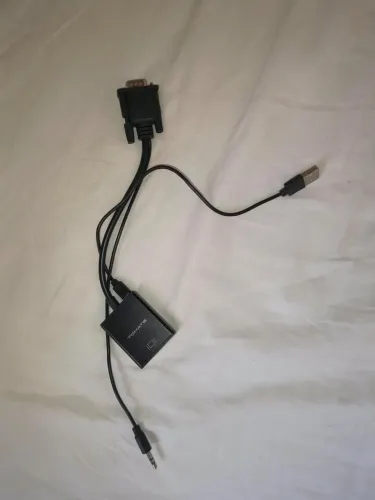 adaptador HDMI (fêmea) - VGA (macho) 20R$