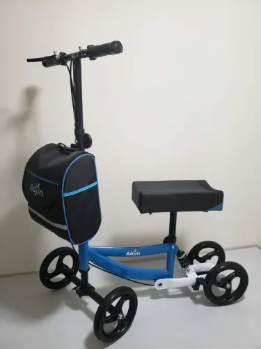 Andador de joelho, marca aojin, cor azul, importado, novo