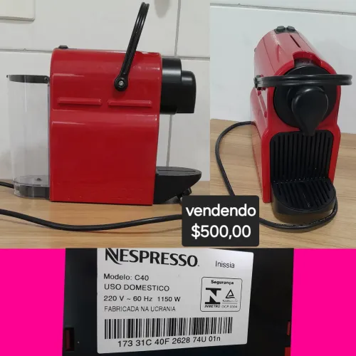 Vendendo cafeteira nespresso 