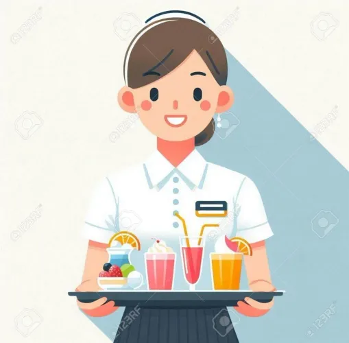 Vaga para Garçonete em restaurante