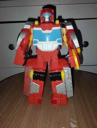Robô Transformers Rescue Bots Heatwave Hasbro - Caminhão De Bombeiro