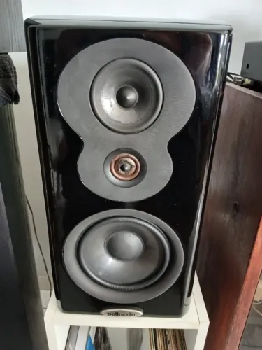 Trio de cxs Polk Audio - Serie top da linha Polk, as LSi 