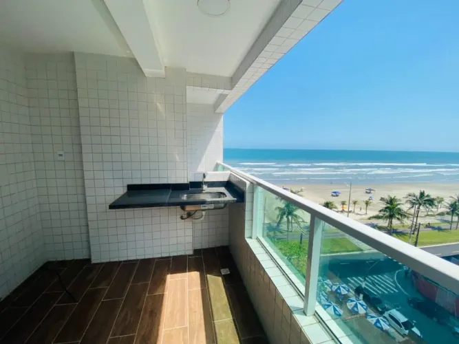 Apto de 02 Dorms c/ Suíte, 76 m² de área útil, SACADA GOURMET.Bairro: Balneário Flórida.