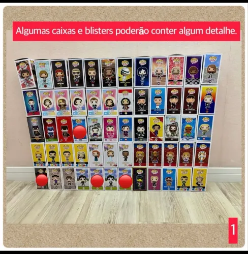 Apenas caixas vazias com blisters Funko Pop - parte 1