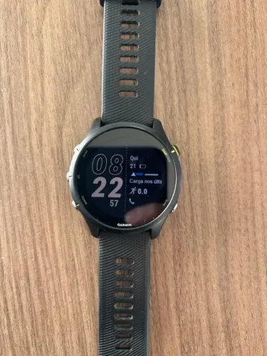 Garmin Forerunner 255 music preto - Smartwatch Garmin
