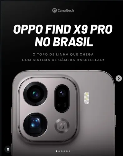 OPPO Find X9 Pro 16GB 512GB NACIONAL Nf+Garantia