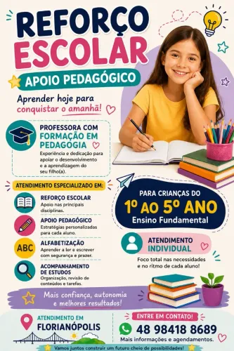 Reforço Escolar de Português e Matemática