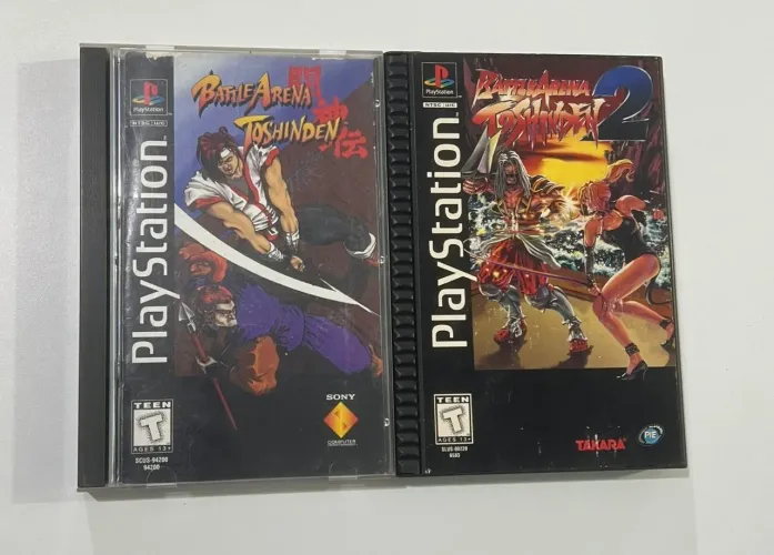 Battle Arena Toshinden 1 e 2 ps1