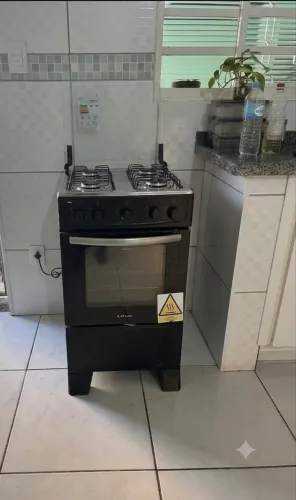 Fogão Atlas 4 bocas preto - 220v