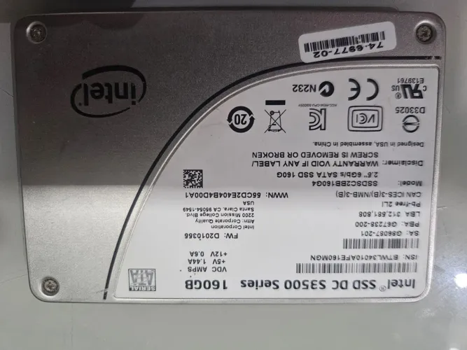 SSD SATA notebook 160GB