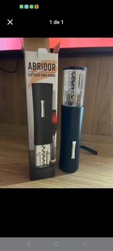 Abridor de vinho elétrico