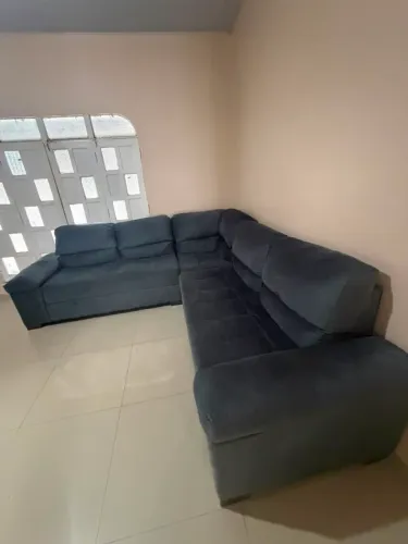 Sofa L de luxo 7 lugares