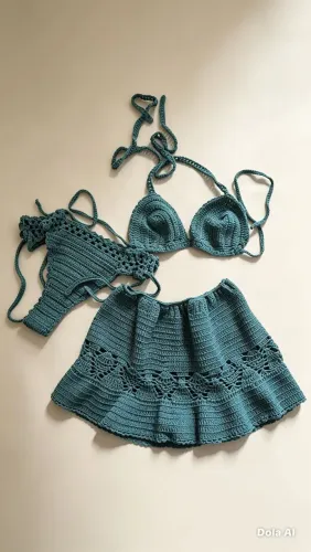 Conjunto de crochê Praia