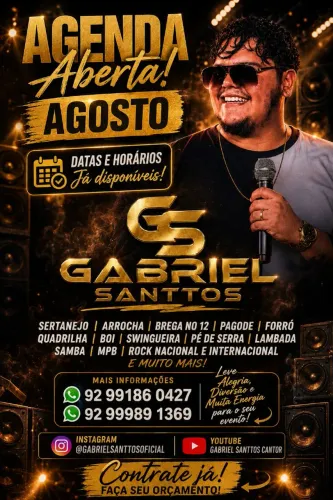 CANTOR PARA SUA FESTA