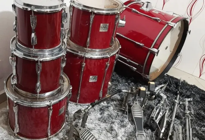 BATERIA YAMAHA JAPONESA POWER SPECIAL 5 TONS +BAGS E FERRAGENS