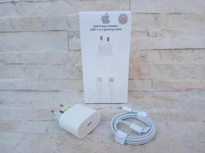 Carregador Turbo Completo 20W Usb-C para Iphone