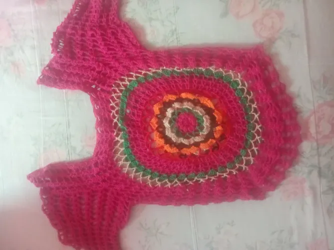Blusa em crochê 