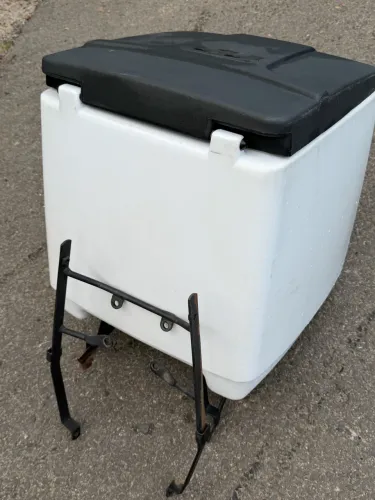 Caixa + bagageiro suporte pra cg fan 160 até 2024