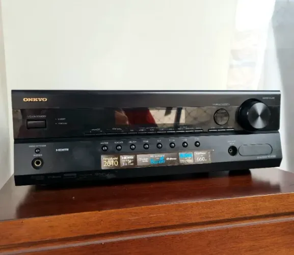 Receiver Onkyo HT-R380 Necessária Revisão AV 5.1 Home Theater