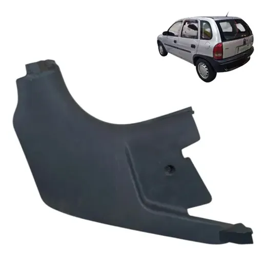 Acabamento Interno Soleira Dianteira Esquerda Gm Corsa 2007 Preto