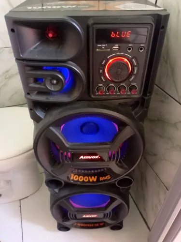 Caixa de som Amvox 1000W 