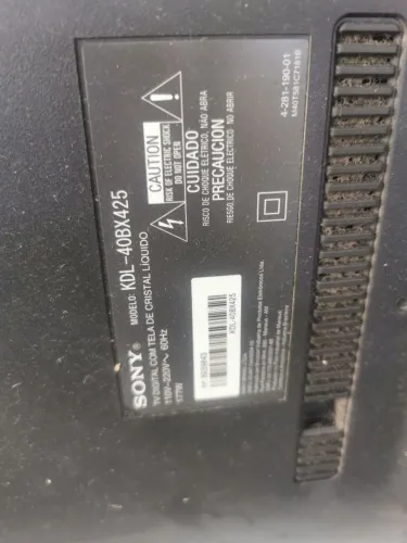 TV Sony Kdl40bx425 Defeito de Tela