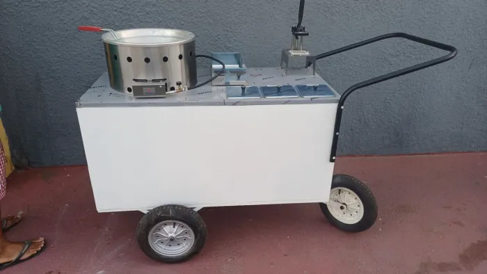Carrinho novo para batata fritas, salgados, pastel e outros !!