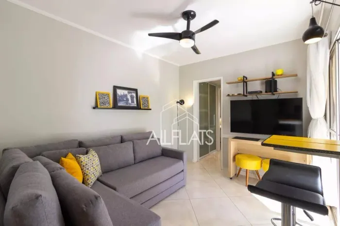 Apartamento com 1 quarto para alugar, 41 m² - Paraíso - São Paulo/SP