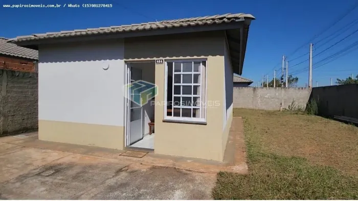 Casa para Venda em Tatuí, Residencial Vida Nova Tatuí, 2 dormitórios, 1 banheiro, 1 vaga