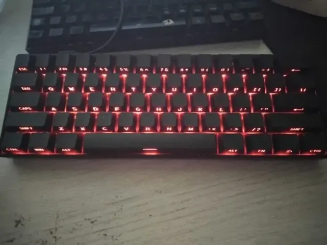 Teclado Mecânico Gamer Magnético Akko x Monsgeek Fun60 Pro SP Preto 8k Switch Akko Glare