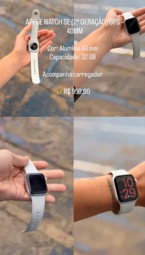Apple Watch SE 2ª GERAÇÃO- GPS - 40 MM