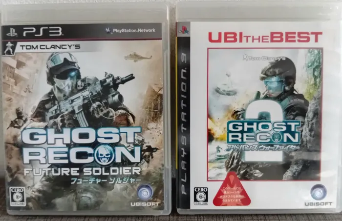 2  jogos originais de PS3, Ghost Recon 1 e 2