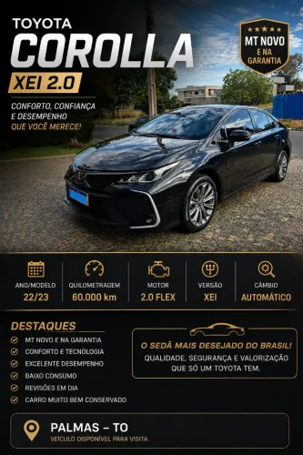 Toyota Corolla XEI 2.0 Flex 16V Aut. 2023