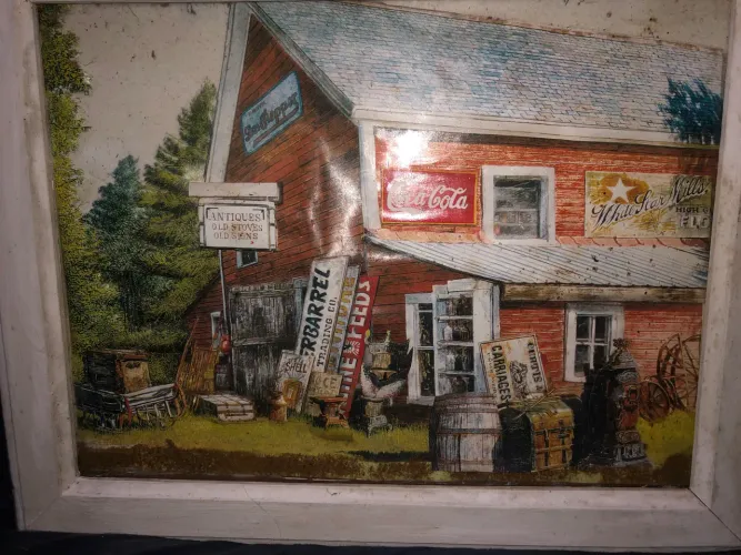Quadro Decorativo Vintage Coca Cola