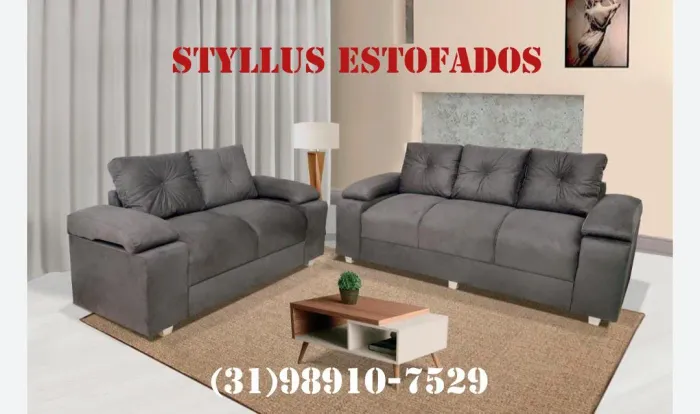 Sofá de 2 e 3 lugares novo 