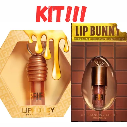 Kit lip gloss Franciny Ehlke lip bunny