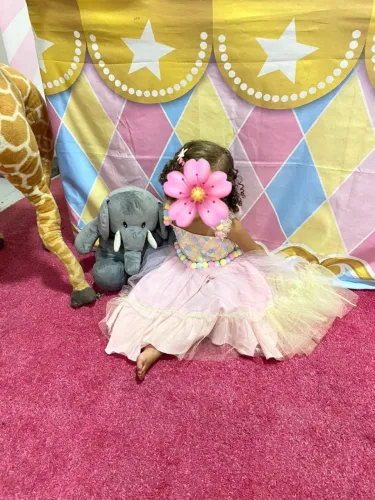 Vestido tema circo