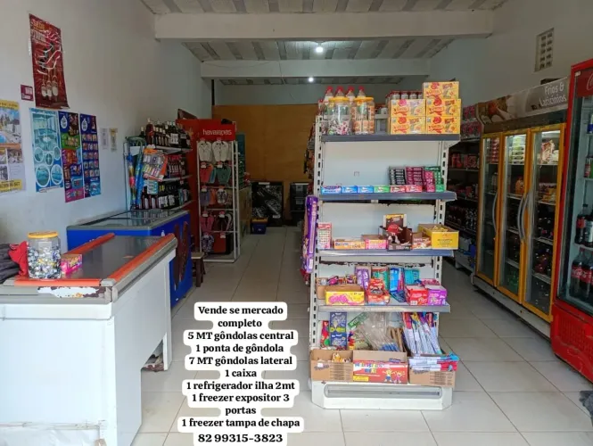 Mercado completo a venda / só a instalação 