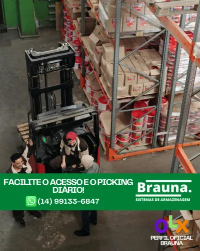 Sistema Push-Back Brauna - Alta Densidade com FIFO
