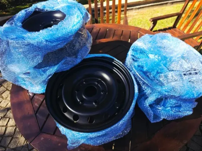 Kit 4 rodas de aço Aro 17 Originais da Mitsubishi Triton