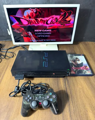 PlayStation 2 Fat edição Zen black