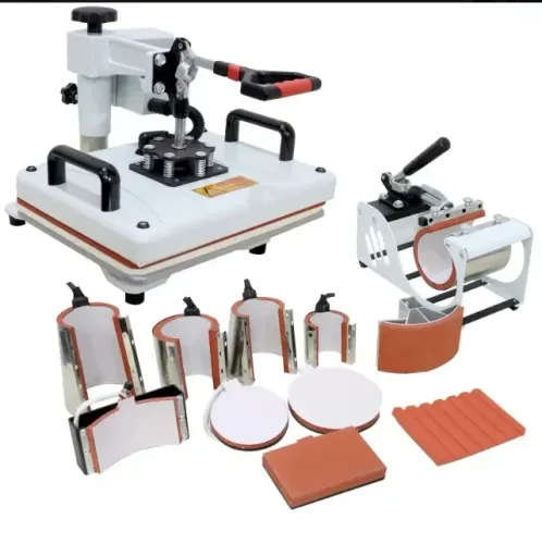 Prensa Térmica Sublimação 10 em 1 29x38cm Plana Camiseta Caneca Boné Prato - 110v - Nagano
