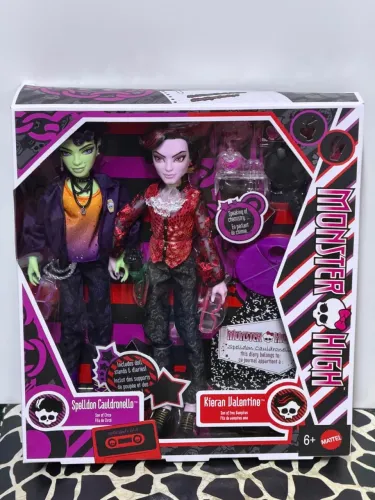 (Leia descrição) bonecos monster high valentine spelldon cauldronello