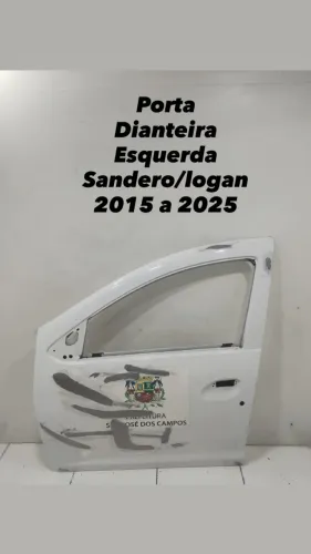 Porta Dianteira Esquerda Sandero/Logan 2015 2016 2017 2018 2019 2020 2021 2022 2023 2024 2