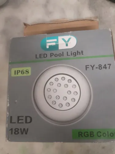 Luminária Led rgb color para piscina