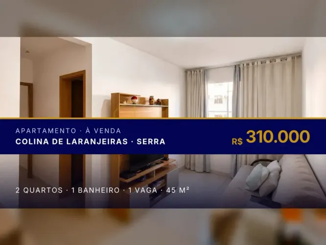 Seu novo lar em Colinas de Laranjeiras: apartamento pronto para morar!