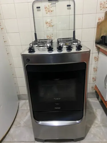 Fogão Consul 4 bocas semi-novo acendimento automático ,convertido gás encana