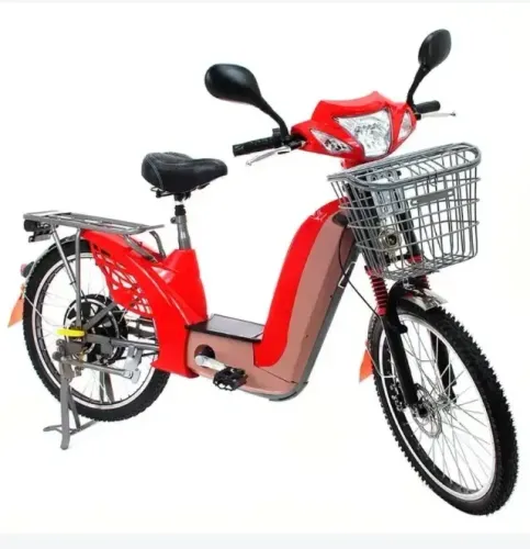 Bicicleta Elétrica Sousa Bike Vermelha - Única Dona!